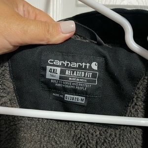 MENS CARHARTT 4XL TALL JACKET LIKE NEW